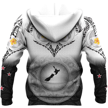 New Zealand Aotearoa Maori Fern and Plumeria Tattoo shirt and short for man and women PL240302 - Amaze Style™-Apparel