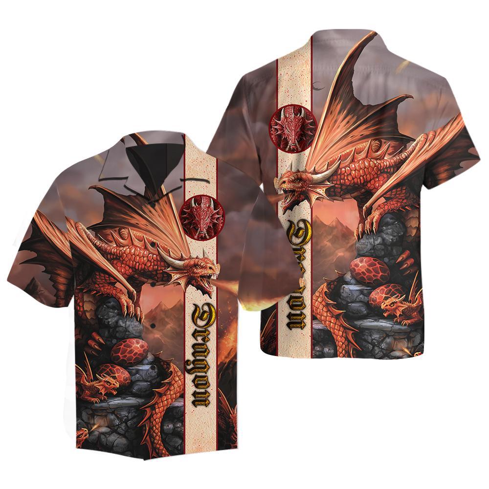 Dragon 3D All Over Printed Shirts For Men and Women TA0820204