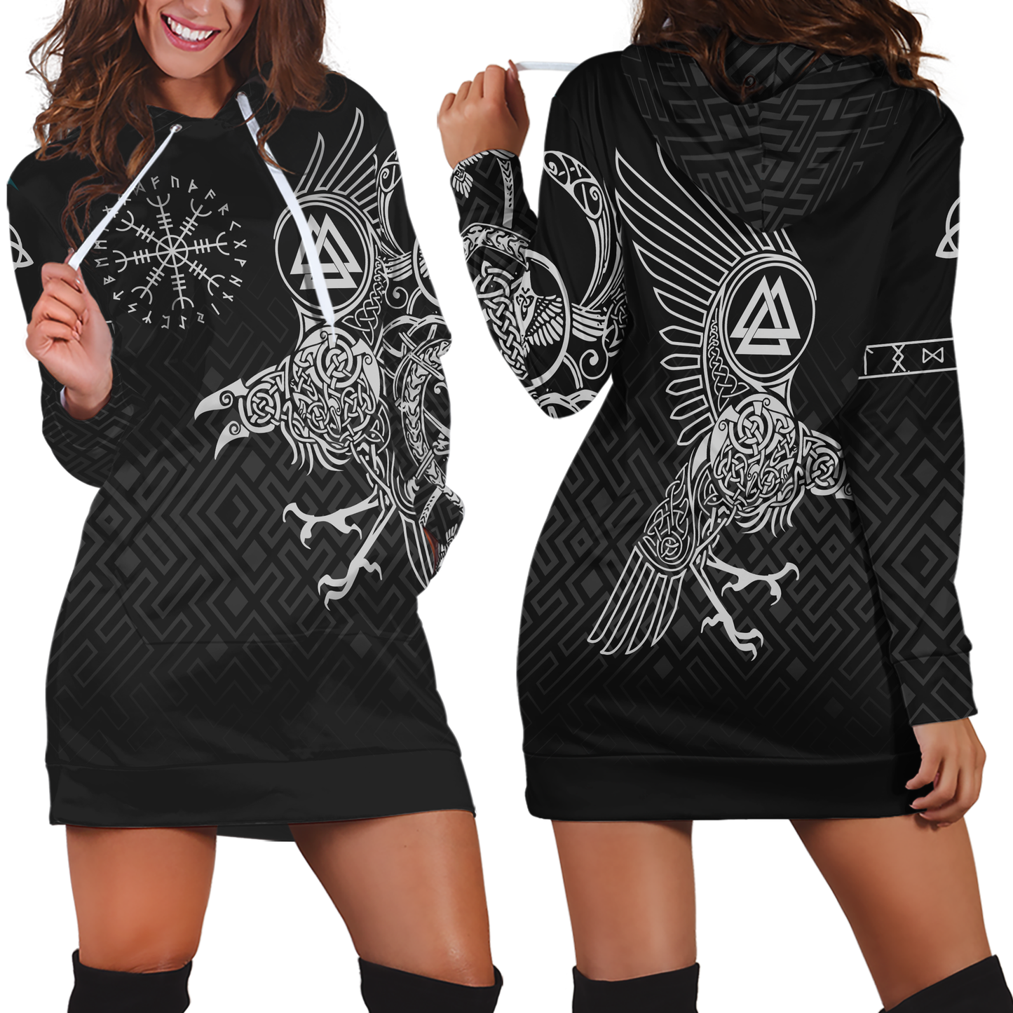 The Raven of Odin - Tattoo Style - Amaze Style™-Apparel