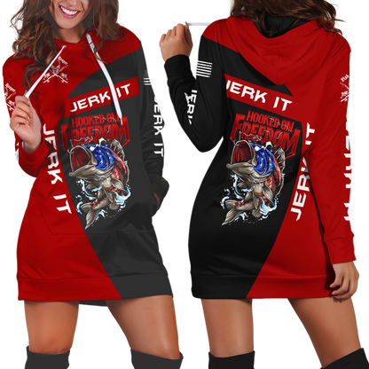 Fishing hooked on freedom Coat HC4205 - Amaze Style™-Apparel