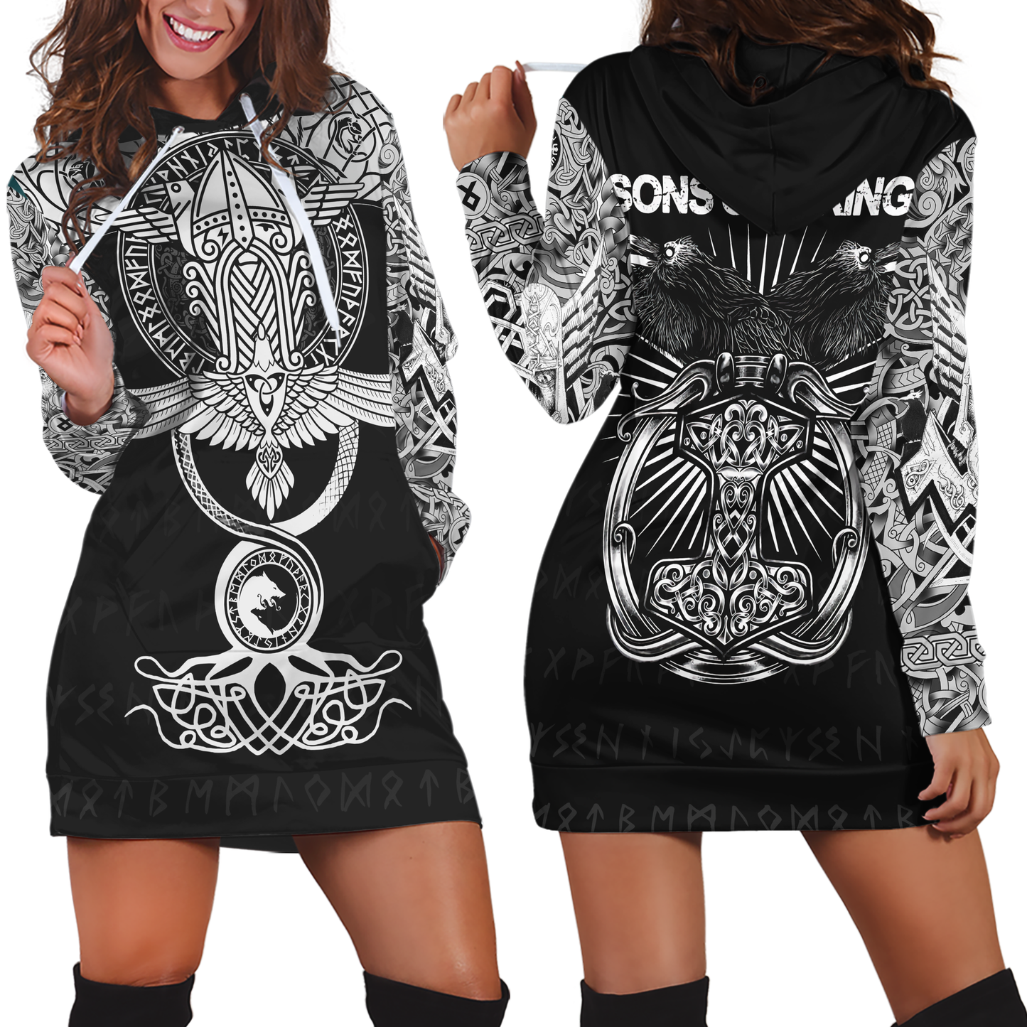 Raven Of Odin All Over Printed AM161001 - Amaze Style™-Apparel