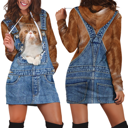 Love Cat cover Exotic Shorthair face hair 3D all over shirts