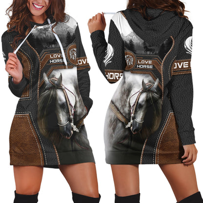 Love Beautiful Horse 3D All Over Printed Shirts For Men And Women TR1505203S - Amaze Style™-Apparel