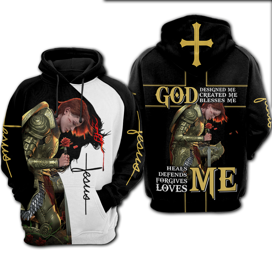 God Designed Me, Create Me, Blesses Me - 3D All Over Printed Shirts For Men and Women Pi250503
