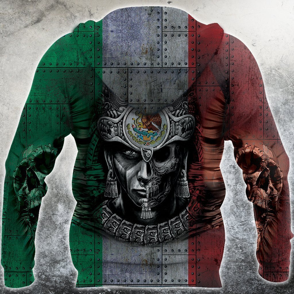 3D All Over Aztec Warrior Mexican 01 Hoodie - Amaze Style™-Apparel
