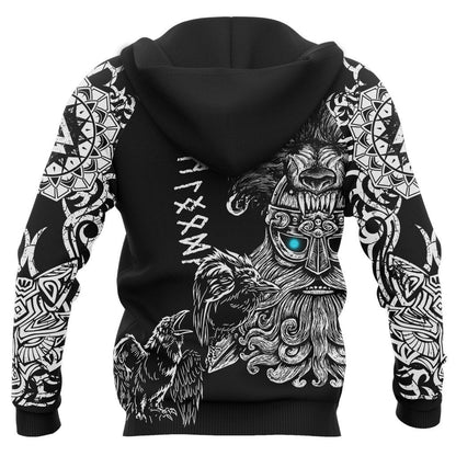 3D All Over  Printed Odin Viking Tattoo