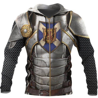 Scotland Hoodie, Scottish Knight With Scottish Shield NNK022601 - Amaze Style™-Apparel