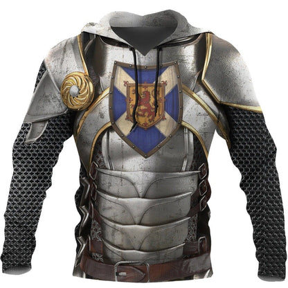 Scotland Hoodie, Scottish Knight With Scottish Shield NNK022601 - Amaze Style™-Apparel