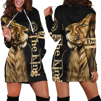 King Lion Over Printed Hoodie TP