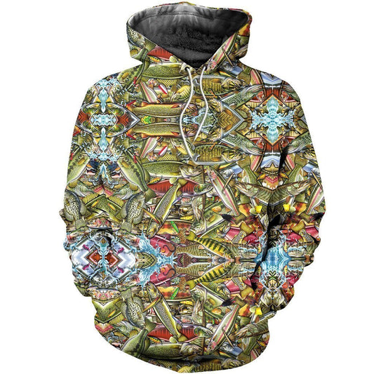 3D All Over Printed Fishing Art Shirts - Amaze Style™-Apparel