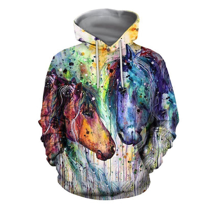 3D PRINTED HORSE SHIRT - Amaze Style™-Apparel