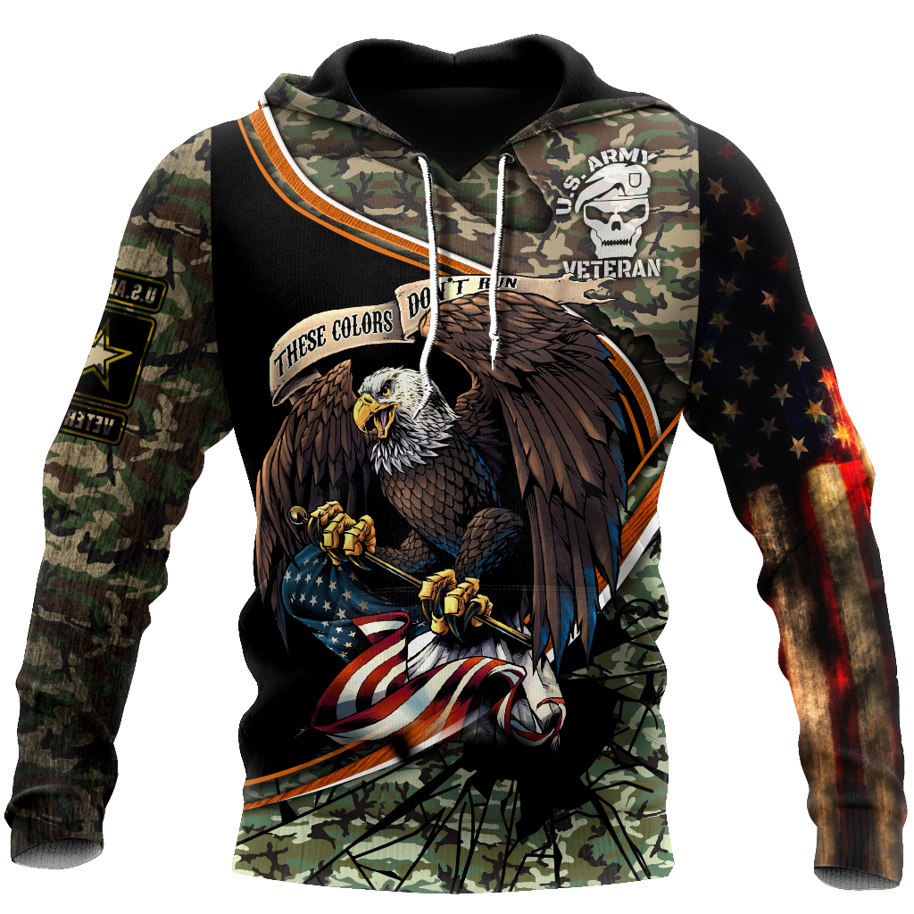 US Veteran 3D All Over Printed Shirt Hoodie MP18082004