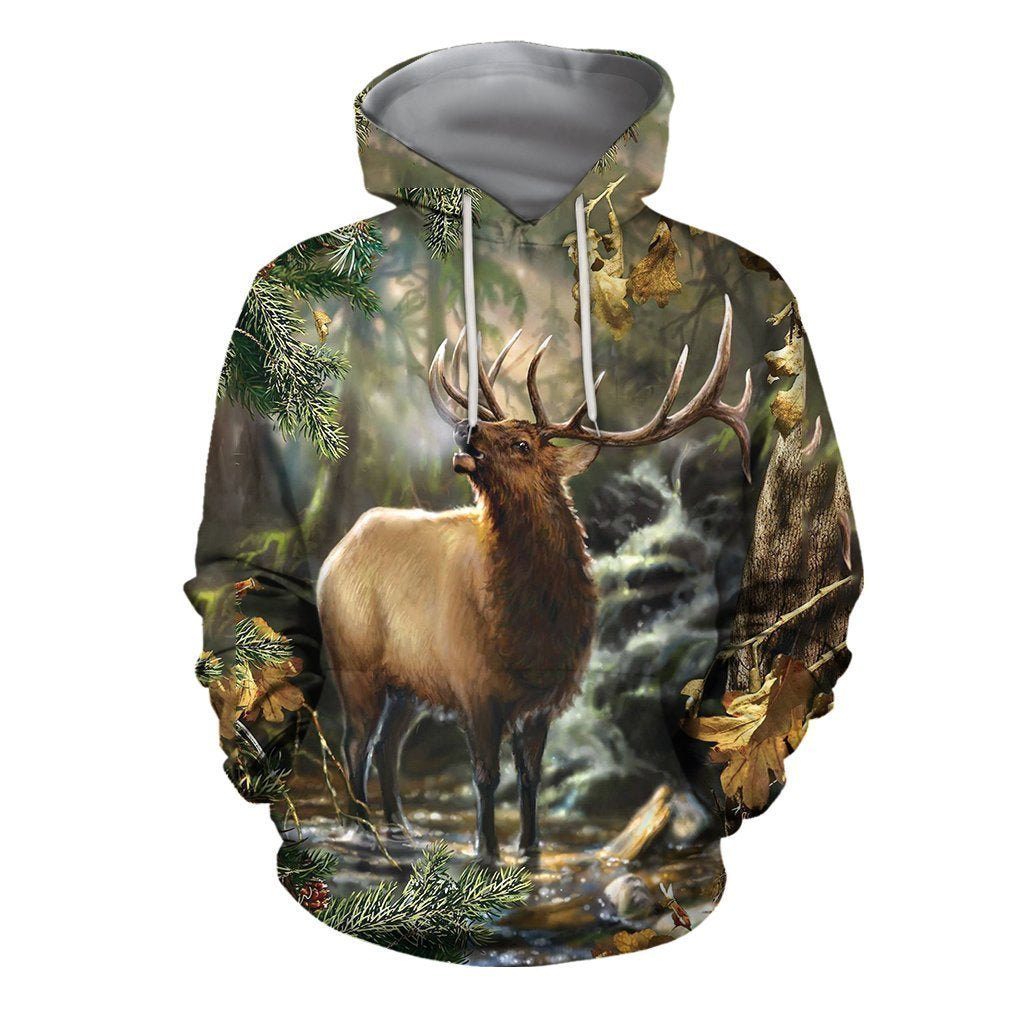 3D All Over Printed Deer Art Clothes-Apparel-6teenth World-Hoodie-S-Vibe Cosy™