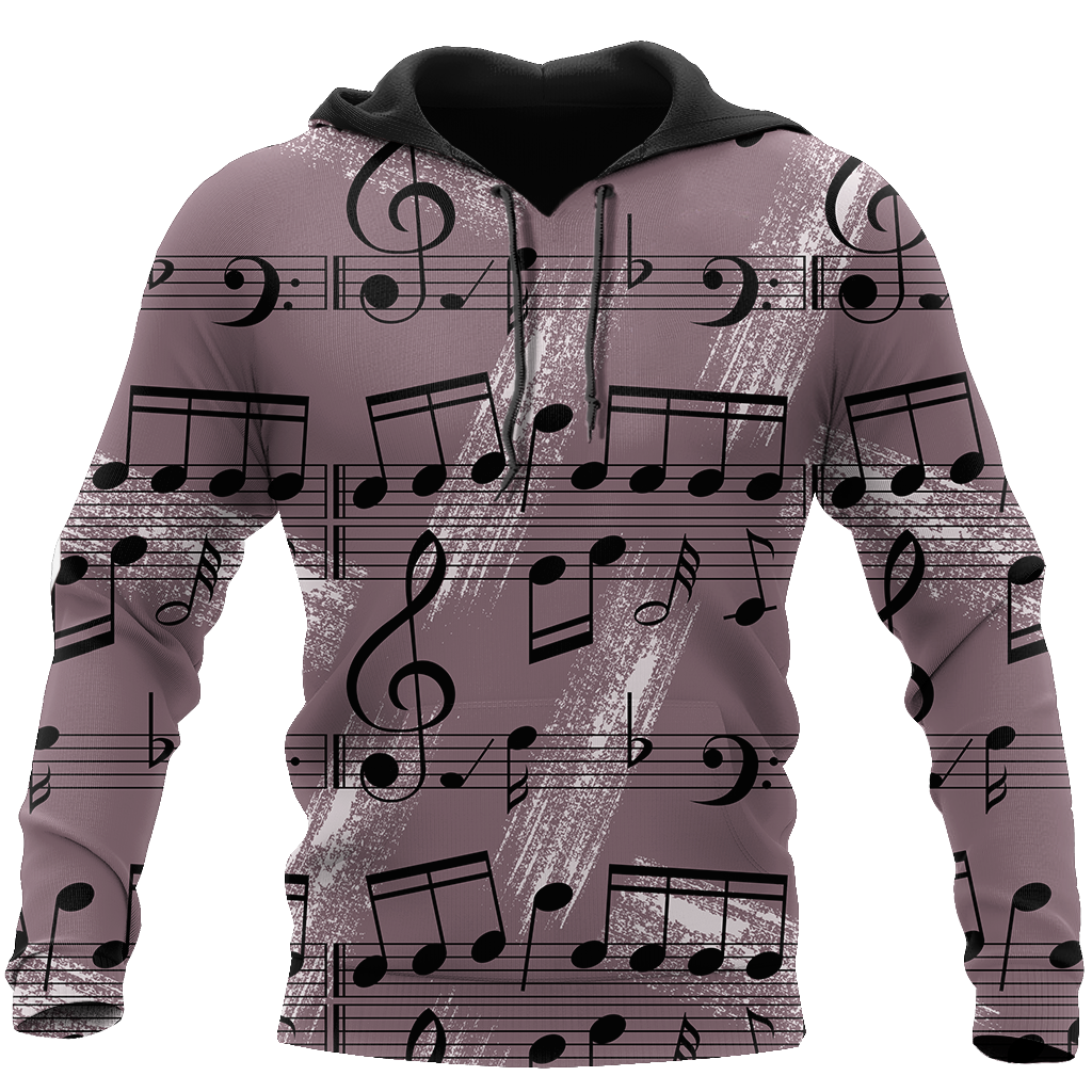 Musical Notes 3D All Over Printes