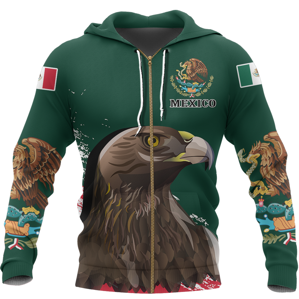 Mexico - Golden Eagle Special Hoodie A7 - Amaze Style™-Apparel
