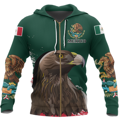 Mexico - Golden Eagle Special Hoodie A7 - Amaze Style™-Apparel