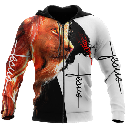 God and Lion - Christian - 3D All Over Printed Style for Men and Women