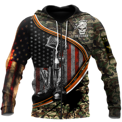 US Veteran 3D All Over Printed Shirt Hoodie MP18082001 - Amaze Style™-Apparel
