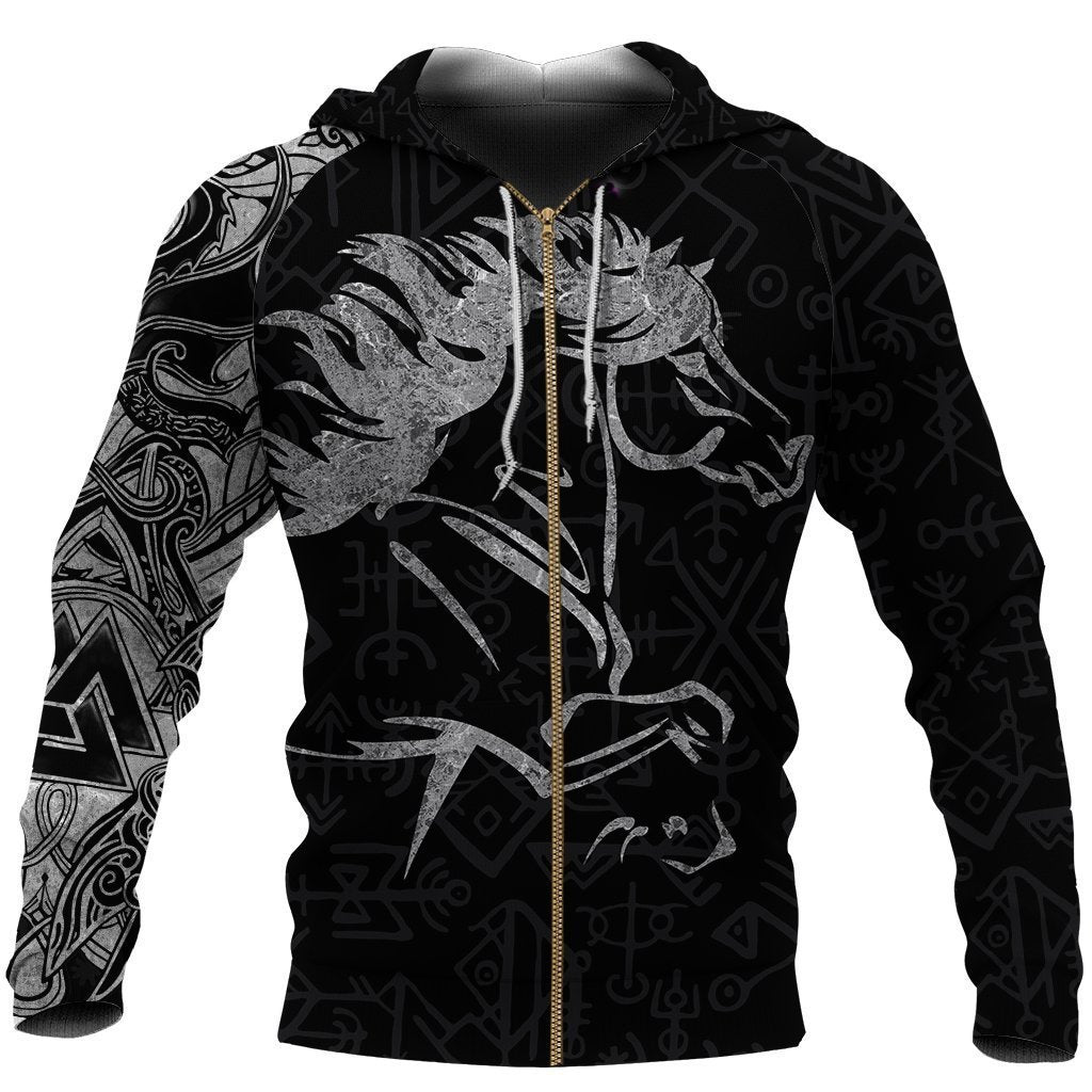 Icelandic Horse Hoodie Viking Style - Amaze Style™-Apparel