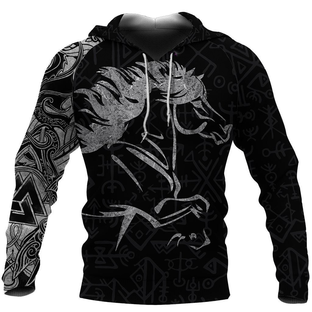 Icelandic Horse Hoodie Viking Style - Amaze Style™-Apparel