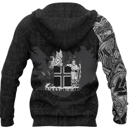 Icelandic Horse Hoodie Viking Style - Amaze Style™-Apparel