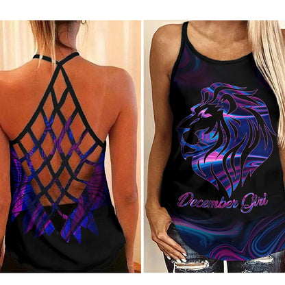 Personalized Name December Girl 3D All Over Printed Apparel