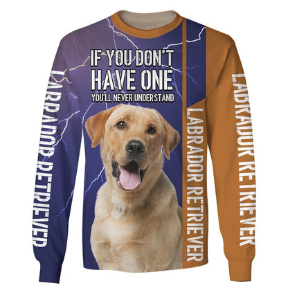 Labrado Retriever - Best Friend 3D Unisex Shirts