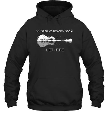 Whisper words of wisdom, Let it be - Premium Unisex Shirt