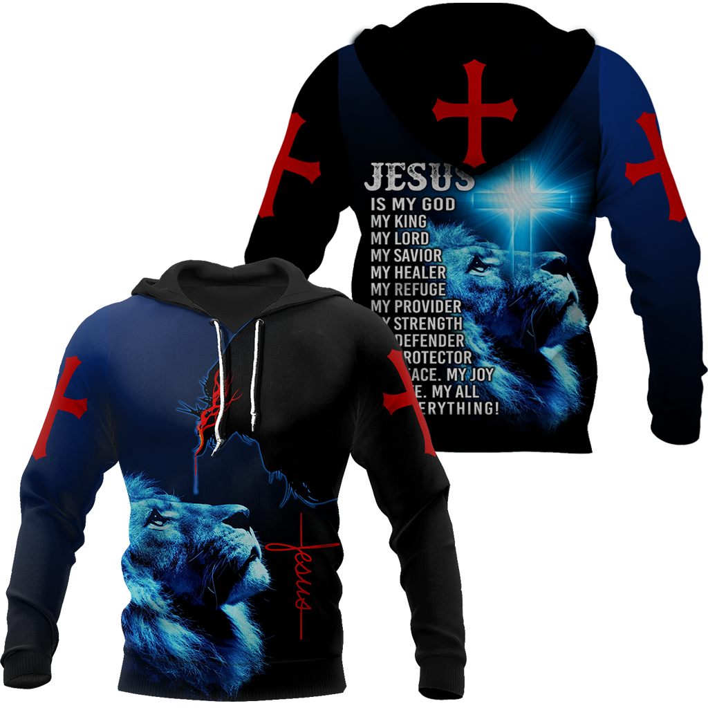 God and Lion - Christian - 3D All Over Printed Style for Men and Women