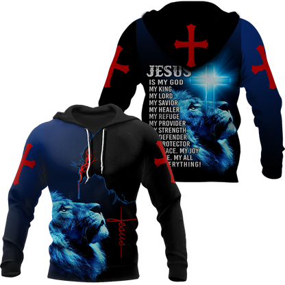 God and Lion - Christian - 3D All Over Printed Style for Men and Women