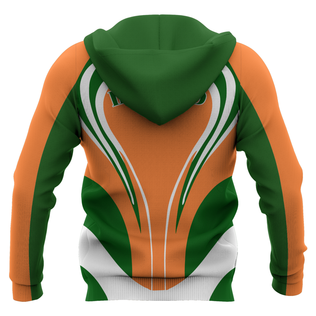 Ireland Flag Hoodie Cannon Style PL - Amaze Style™-Apparel