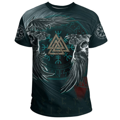 Viking Hoodie Ravens Skull Tattoo HP261210 - Amaze Style™-Apparel