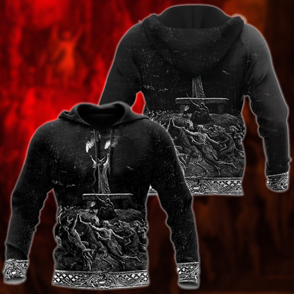 Satanic Devil 3D All Over Printed Hoodie JJ06062012