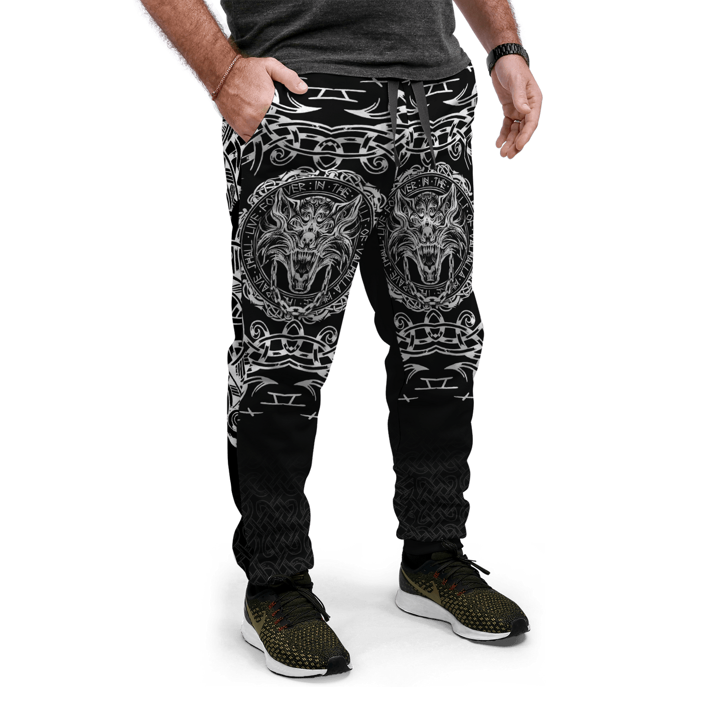 Fenrir Viking 3D Over Printed Hoodie for Men and Women-ML
