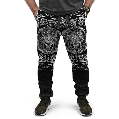 Fenrir Viking 3D Over Printed Hoodie for Men and Women-ML