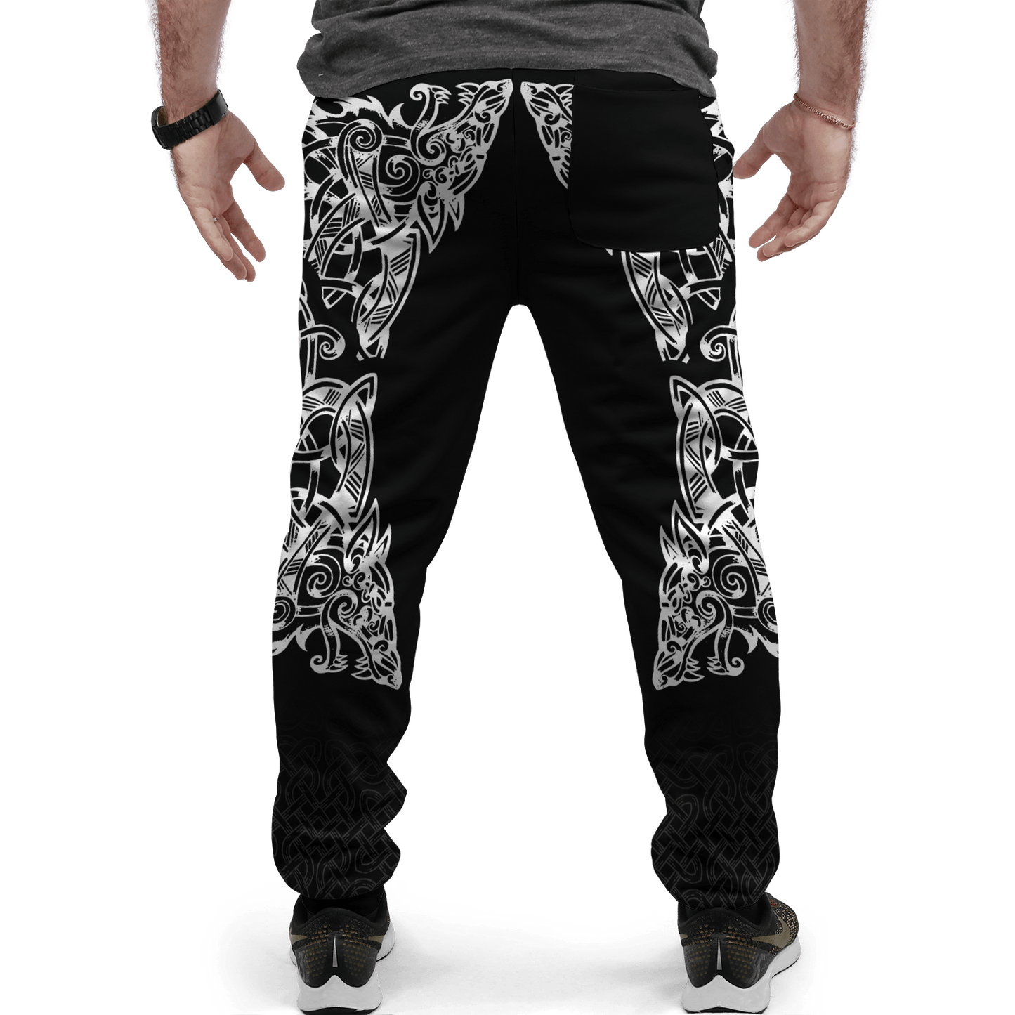 Fenrir Viking 3D Over Printed Hoodie for Men and Women-ML