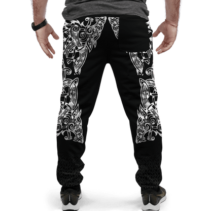 Fenrir Viking 3D Over Printed Hoodie for Men and Women-ML