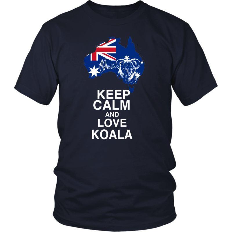KEEP CALM AND LOVE KOALA R1 - Amaze Style™-T-SHIRTS