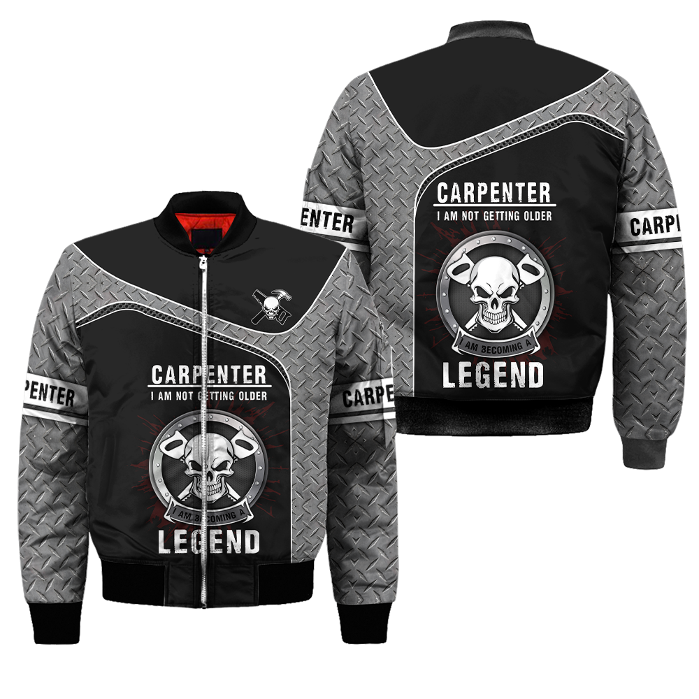 Personalized Name Premium Carpenter 3D All Over Printed Unisex Shirts Becoming Legend