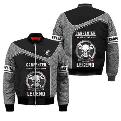 Personalized Name Premium Carpenter 3D All Over Printed Unisex Shirts Becoming Legend