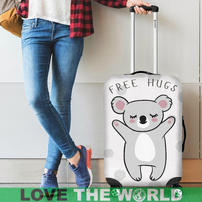 KOALA FREE HUGS AUSTRALIA LUGGAGE COVER H21 - Amaze Style™-LUGGAGE COVERS