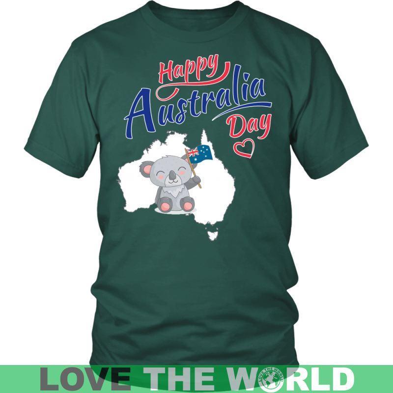 Koala Happy Australia Day T-Shirt H21 - Amaze Style™-T-SHIRTS