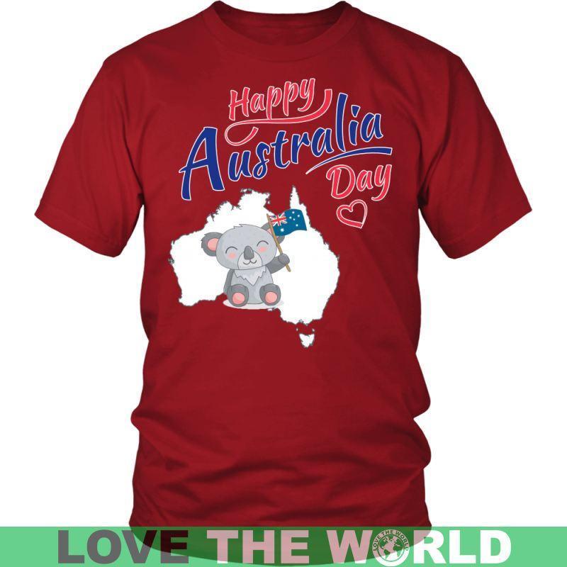 Koala Happy Australia Day T-Shirt H21 - Amaze Style™-T-SHIRTS