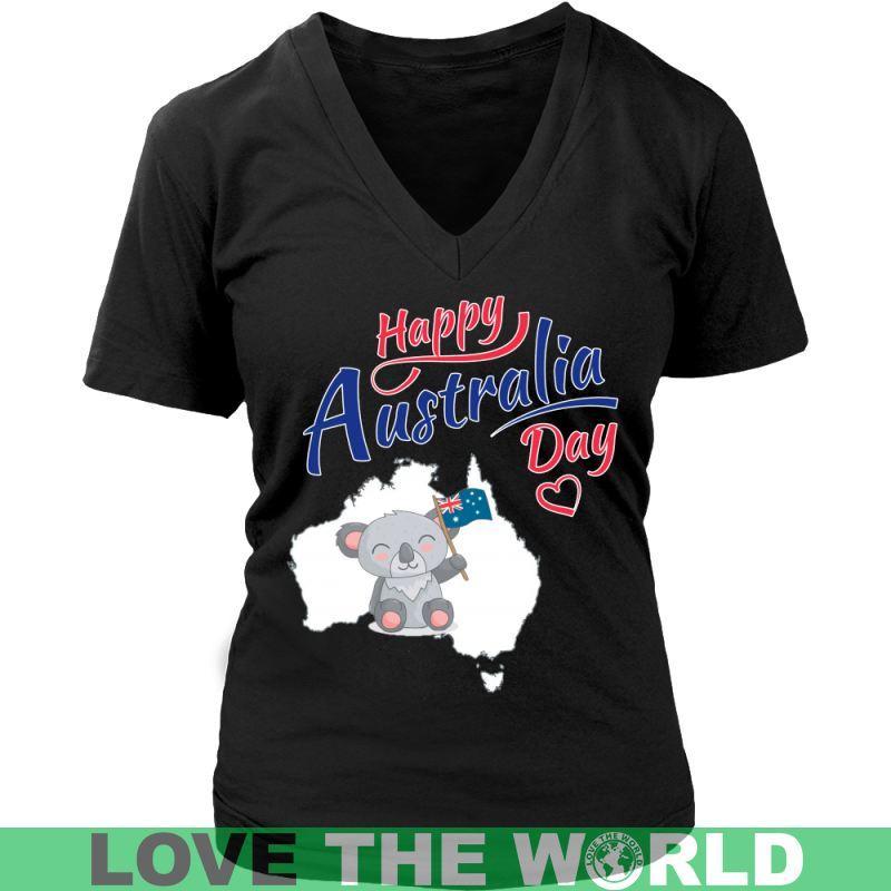 Koala Happy Australia Day T-Shirt H21 - Amaze Style™-T-SHIRTS