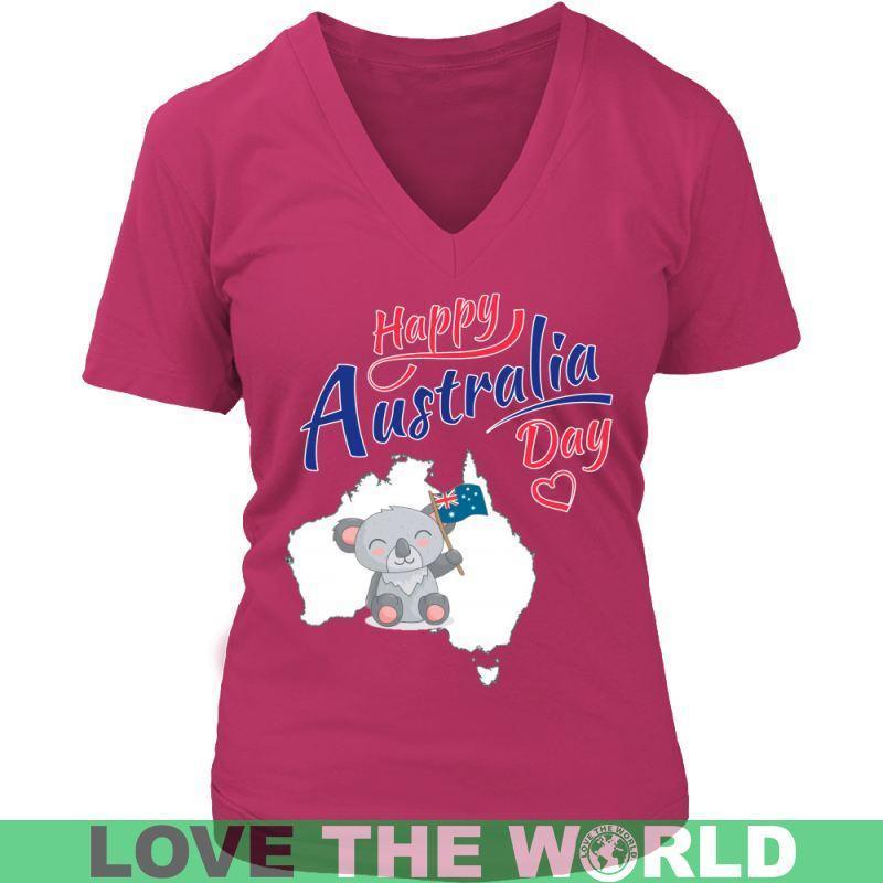 Koala Happy Australia Day T-Shirt H21 - Amaze Style™-T-SHIRTS