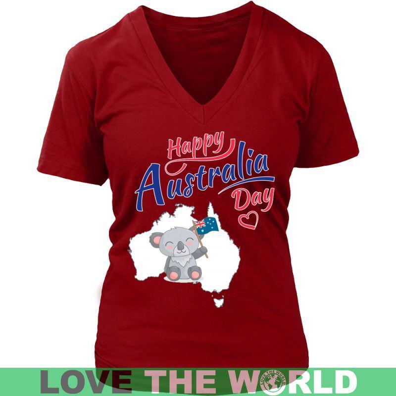 Koala Happy Australia Day T-Shirt H21 - Amaze Style™-T-SHIRTS