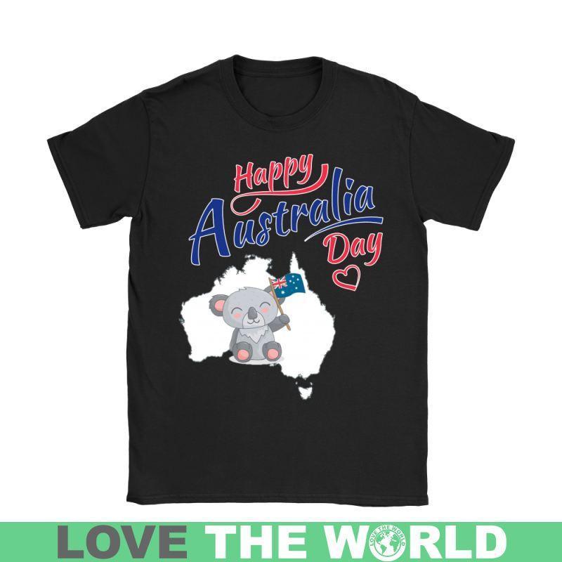 Koala Happy Australia Day T-Shirt H21 - Amaze Style™-T-SHIRTS