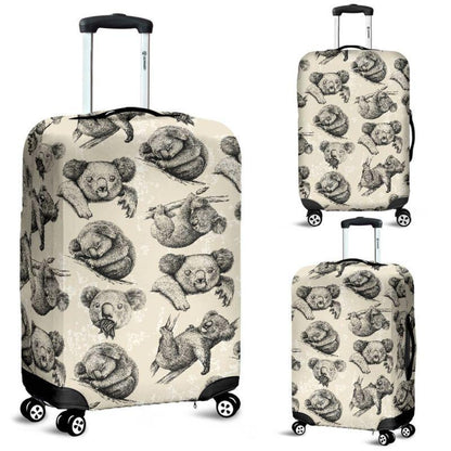 KOALA PATTERN 3 AUSTRALIA LUGGAGE COVER H21 - Amaze Style™-LUGGAGE COVERS