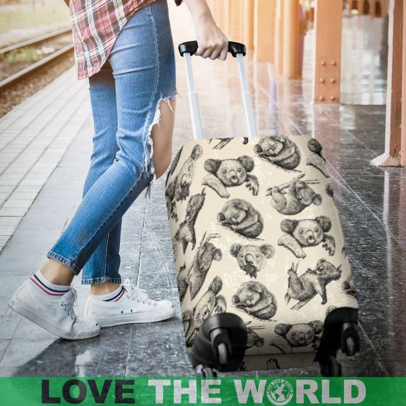 KOALA PATTERN 3 AUSTRALIA LUGGAGE COVER H21 - Amaze Style™-LUGGAGE COVERS
