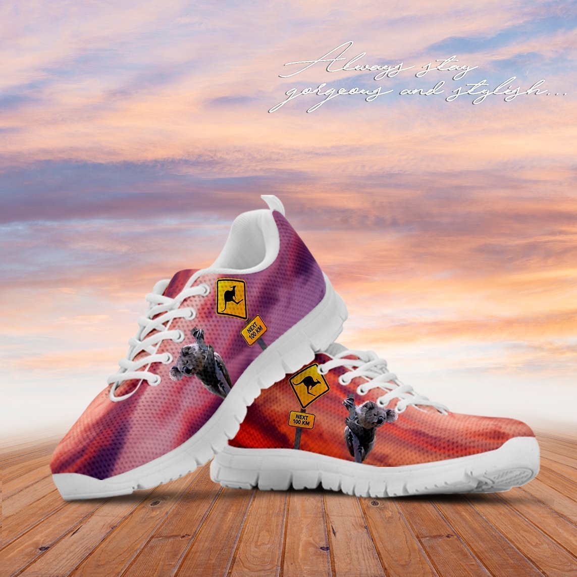 AUSTRALIA KOALA AND SIGN SNEAKER K5 - Amaze Style™-SNEAKERS